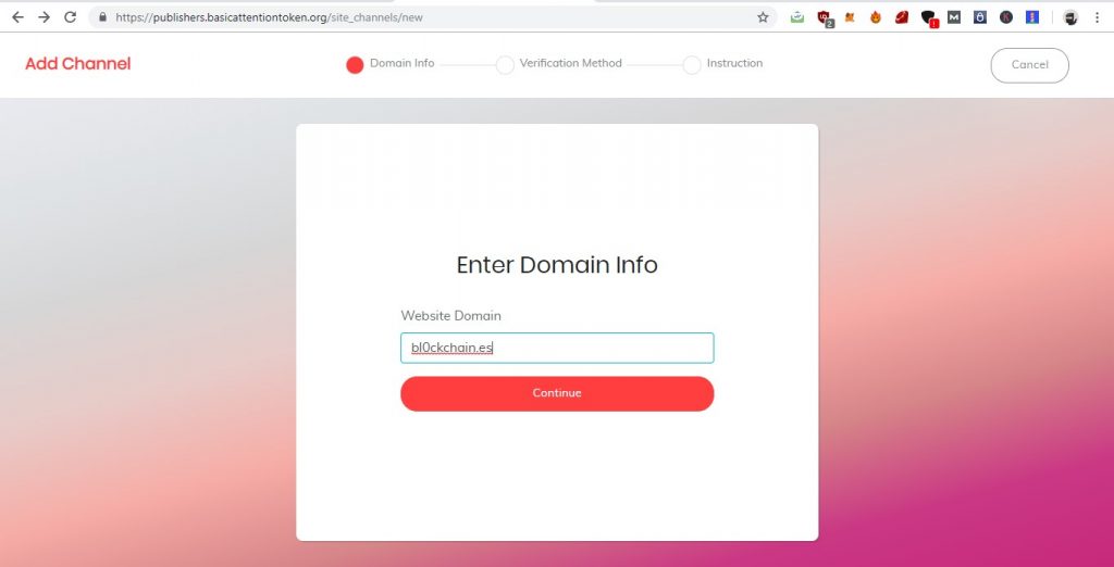 BAT Payments Dominio web
